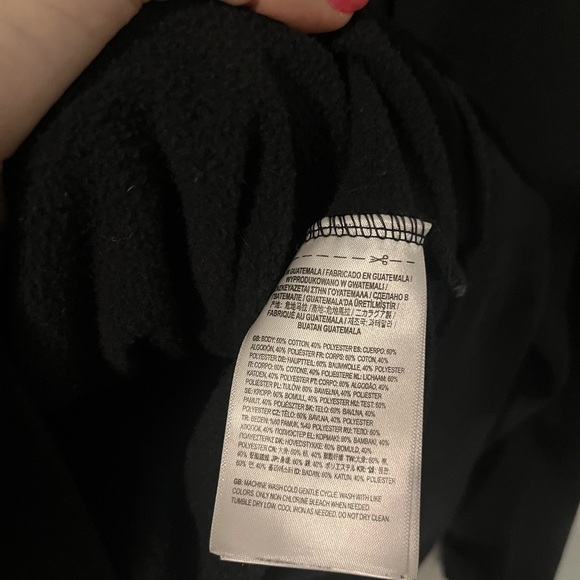 VANS off the wall Venus Fly Trap Black Hoodie Sweatshirt Men's Size Medium - Picture 5 of 5